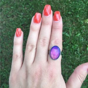 Mood Ring in Stainless Steel